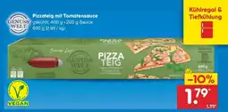 Netto Marken-Discount Pizzateig mit Tomatensauce Angebot