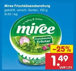 Netto Marken-Discount MIRÉE Frischkäsezubereitung Angebot