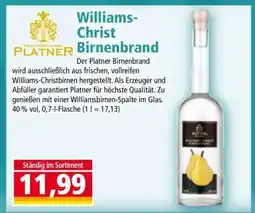 Norma Williams-Christ Birnenbrand Angebot