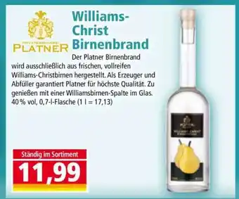Norma Williams-Christ Birnenbrand Angebot