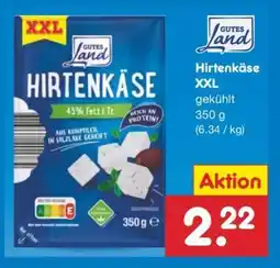Netto Marken-Discount Hirtenkäse XXL Angebot