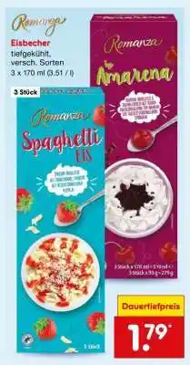 Netto Marken-Discount Romanza Eisbecher Angebot