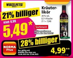Norma Kräuterlikör Angebot