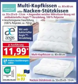 Norma Multi-Kopfkissen ca. 80 x 80 cm Angebot