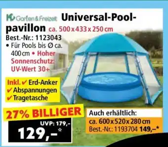 Norma Universal-Pool-pavillon Angebot