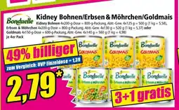 Norma Kidney Bohnen/Erbsen & Möhrchen/Goldmais Angebot