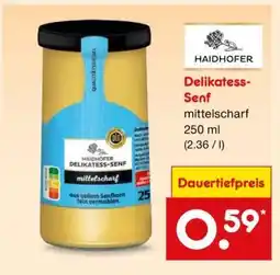 Netto Marken-Discount Delikatess-Senf Angebot