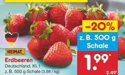 Netto Marken-Discount Erdbeeren Angebot