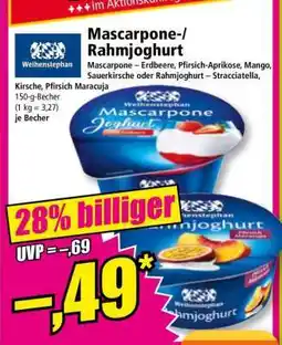 Norma Mascarpone-/Rahmjoghurt Angebot
