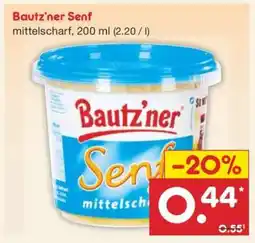 Netto Marken-Discount Bautz’ner Senf Angebot
