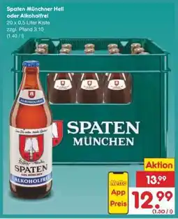 Netto Marken-Discount Spaten Münchner Hell oder Alkoholfrei Angebot
