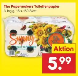 Netto Marken-Discount THE PAPERMAKERS Toilettenpapier Angebot