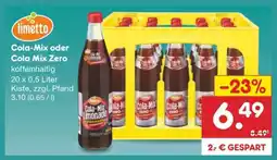Netto Marken-Discount Cola-Mix oder Cola-Mix Zero Angebot