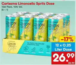 Netto Marken-Discount Carissma Limoncello Spritz Dose Angebot