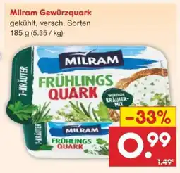 Netto Marken-Discount Milram Gewürzquark Angebot