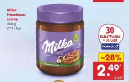 Netto Marken-Discount MILKA Haselnusscreme Angebot