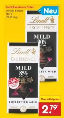 Netto Marken-Discount Lindt Excellence Tafel Angebot