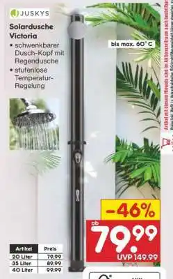 Netto Marken-Discount Solardusche Victoria Angebot