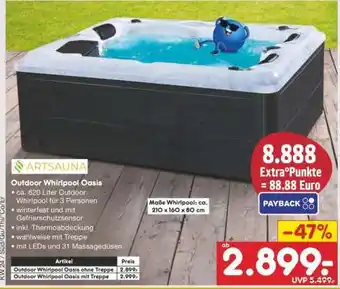 Netto Marken-Discount Outdoor-Whirlpool Oasis Angebot
