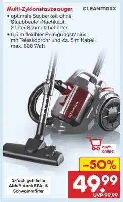 Netto Marken-Discount Multi-Zyklonstaubsauger Angebot