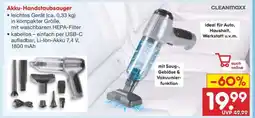 Netto Marken-Discount Akku-Handstaubsauger Angebot