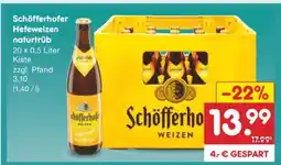 Netto Marken-Discount Schöfferhofer Hefeweizen Naturtrüb Angebot
