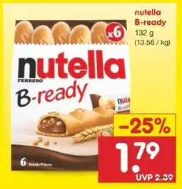 Netto Marken-Discount nutella B-ready Angebot