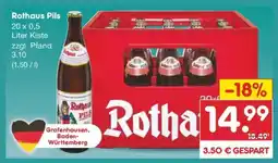 Netto Marken-Discount Rothaus Pils Angebot