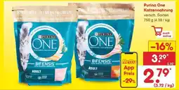 Netto Marken-Discount PURINA ONE Katzennahrung Angebot