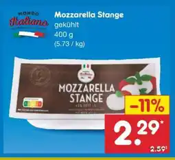 Netto Marken-Discount Mozzarella Stange Angebot