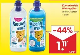 Netto Marken-Discount KUSCHELWEICH Weichspüler Angebot