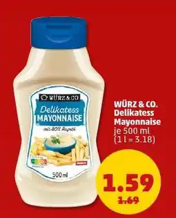 PENNY WÜRZ & CO. Delikatess Mayonnaise Angebot