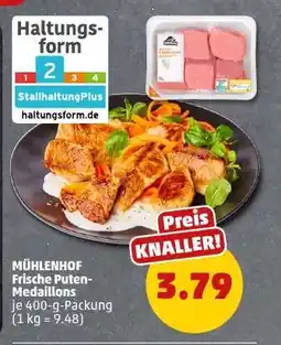 PENNY MÜHLENHOF Frische Puten-Medaillons Angebot
