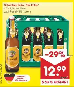 Netto Marken-Discount Schwaben Bräu Das Echte Angebot