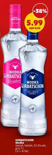PENNY GORBATSCHOW WODKA Angebot