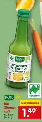 Netto Marken-Discount Bio Zitronensaft Angebot