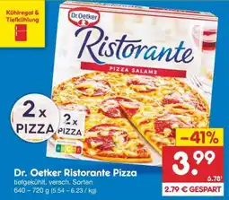 Netto Marken-Discount Dr. Oetker Ristorante Pizza Angebot