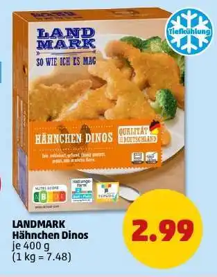 PENNY LANDMARK Hähnchen Dinos Angebot