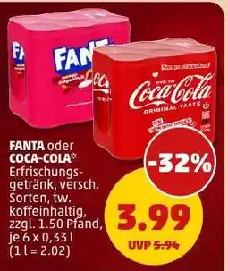 PENNY FANTA oder COCA-COLA Angebot