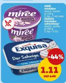 PENNY Exquisa Frischkäse/-zubereitung Angebot