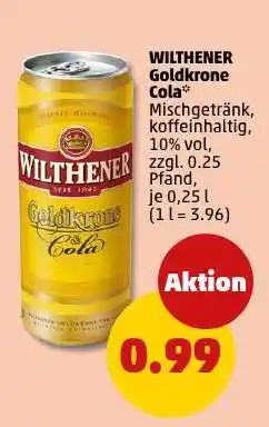 PENNY WILTHENER Goldkrone Cola Angebot
