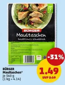PENNY BÜRGER Maultaschen Angebot