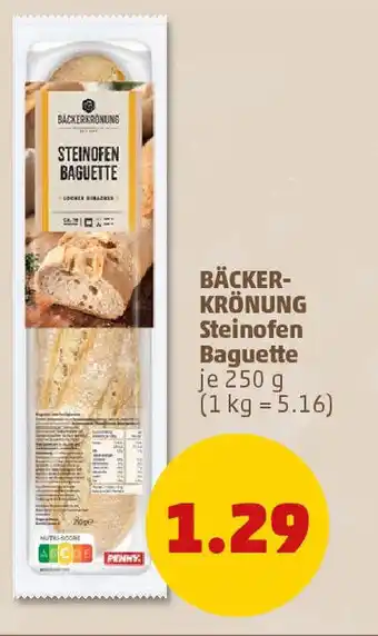 PENNY BÄCKERKRÖNUNG Kaiserbrötchen Angebot