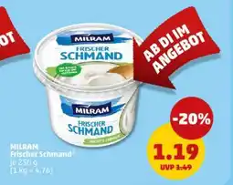 PENNY Milram frischer Schmand Angebot
