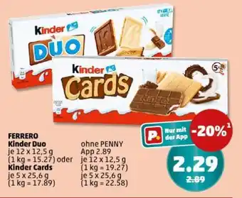 PENNY Kinder Cards Angebot