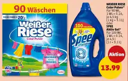 PENNY WEIẞER RIESE Color Pulver oder Spee Aktiv Gel Angebot