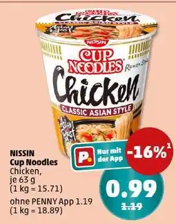 PENNY NISSIN Cup Noodles Chicken Angebot