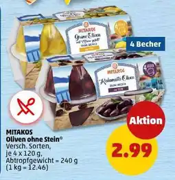PENNY MITAKOS Oliven ohne Stein Angebot