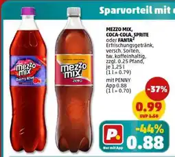 PENNY MEZZO MIX, COCA-COLA, SPRITE oder FANTA Angebot