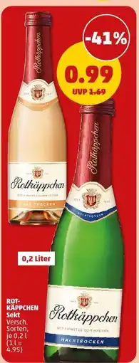 PENNY ROT-KÄPPCHEN Sekt Angebot